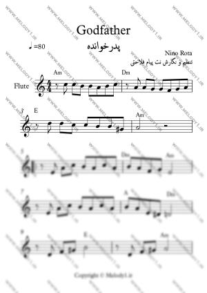 نت Godfather از Nino Rota برای فلوت